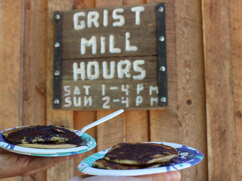 Cedar Creek Grist Mill Blueberry Pancake Day 