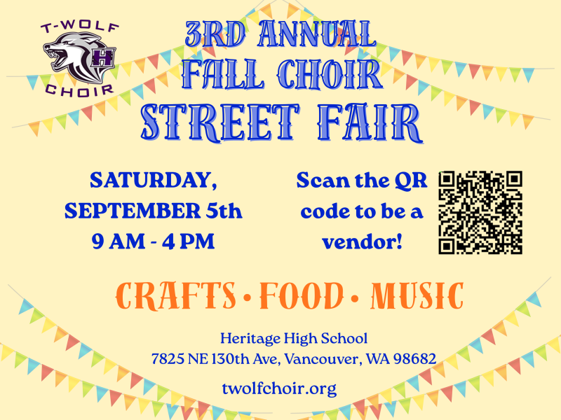 Heritage Choir Fall Street Fair — Vancouver, WA