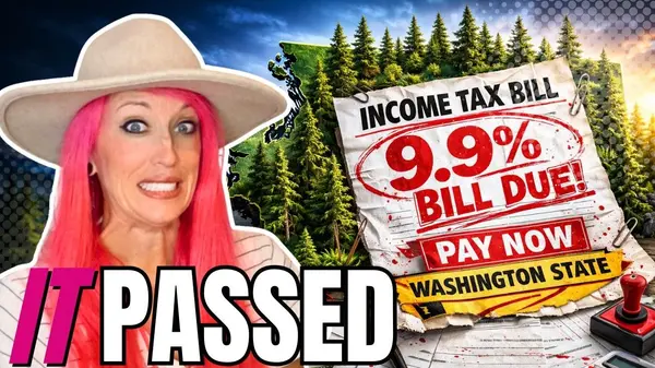 Washington's NEW Income Tax Just Passed - Should You Be Worried?,Cassandra Marks
