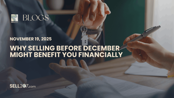 Why Selling Before December Might Benefit You Financially,Monet Yarnell