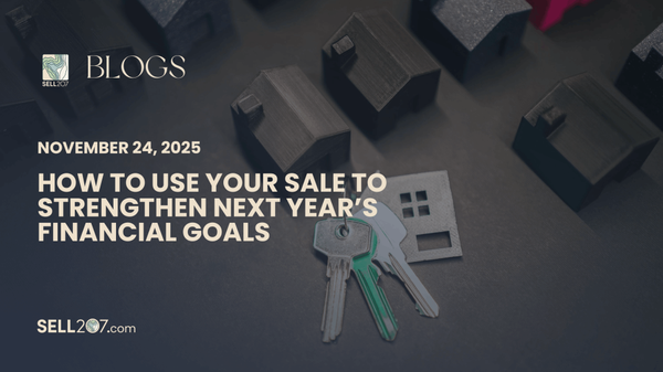 How to Use Your Sale to Strengthen Next Year’s Financial Goals,Monet Yarnell