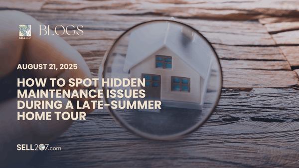 How to Spot Hidden Maintenance Issues During a Late-Summer Home Tour,Monet Yarnell