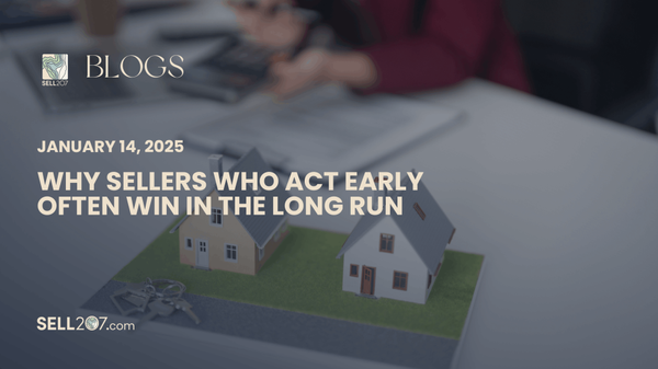 Why Sellers Who Act Early Often Win in the Long Run,Monet Yarnell
