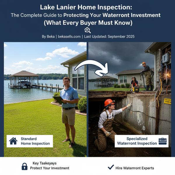 Lake Lanier Home Inspection (2025 Guide): Waterfront Risks, Dock Electrical & Septic