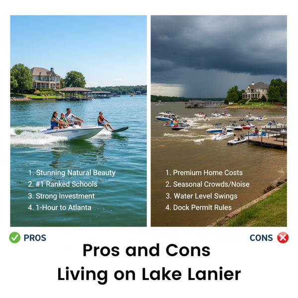 Pros and Cons to Living on Lake Lanier