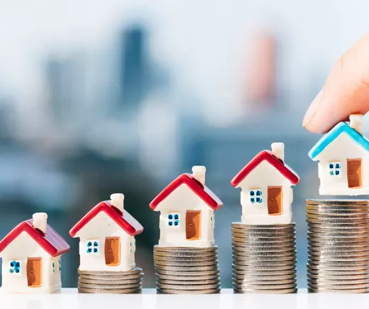 Homes Ascending On Coins - 940x788