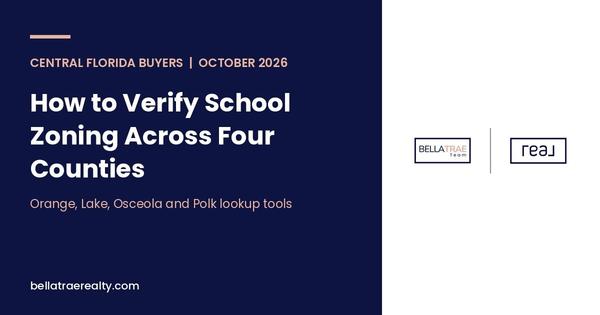How to Verify School Zoning in Orange, Lake, Osceola and Polk FL