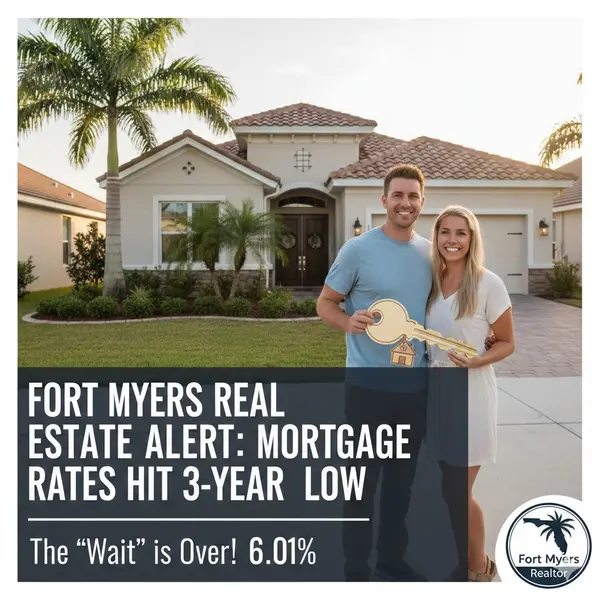 Fort Myers Real Estate Alert: Mortgage Rates Hit 3-Year Low—Is the "Wait" Finally Over?,Billee Silva, PA, ABR SRS