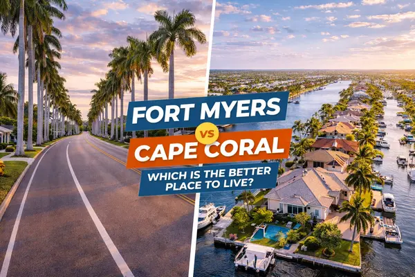 feature image of  Fort Myers vs Cape Coral: Which Is the Better Place to Live in Southwest Florida?
