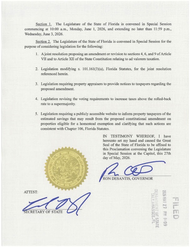 HJR 1F Proclamation 2