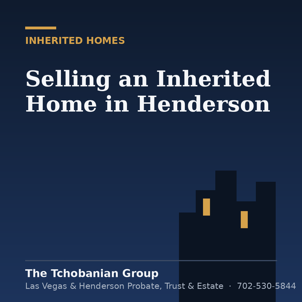feature image of Selling an Inherited Home in Henderson: What to Expect
