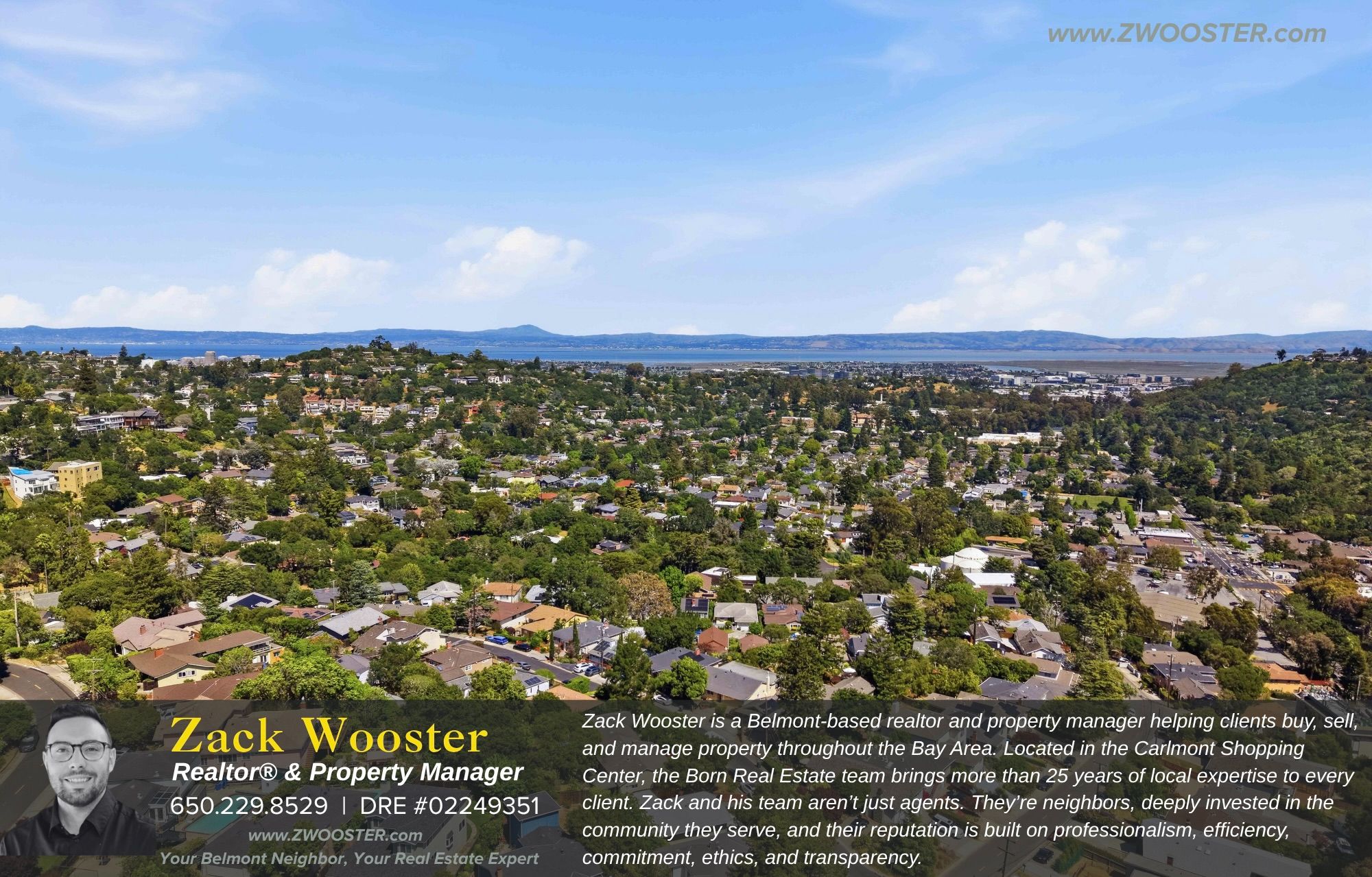 Zack Wooster, Belmont realtor, San Mateo realtor, Redwood City realtor