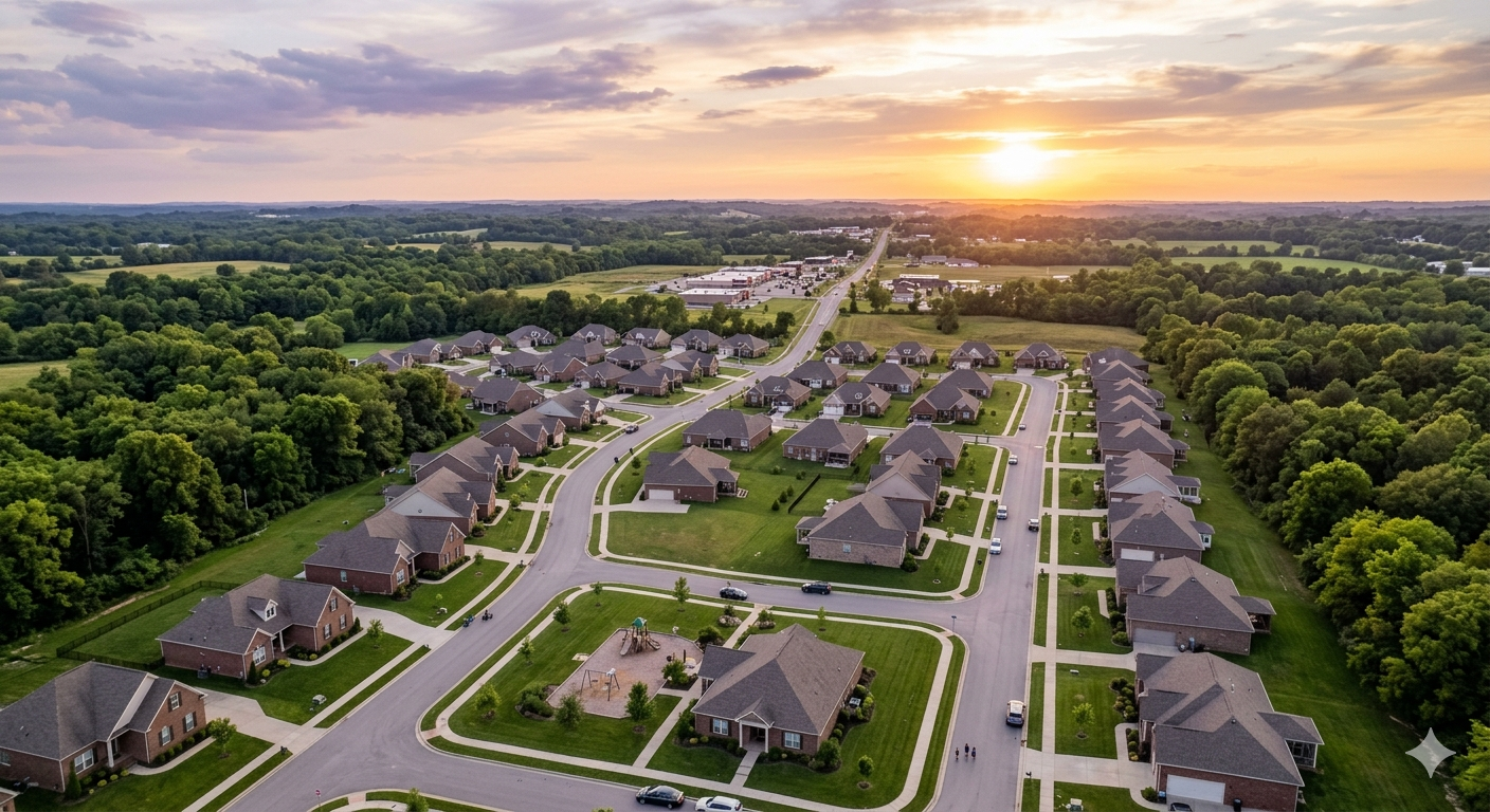 Is now a good time to buy a home in Mount Washington KY neighborhood view