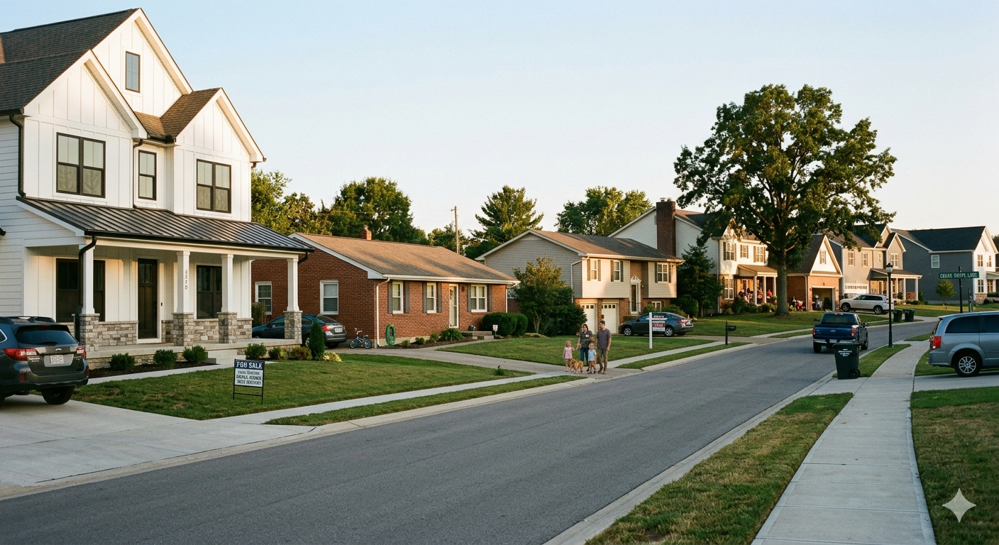 What is the average home price in Mount Washington KY neighborhood and homes