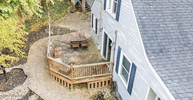 Backyard with usable space in Louisville KY