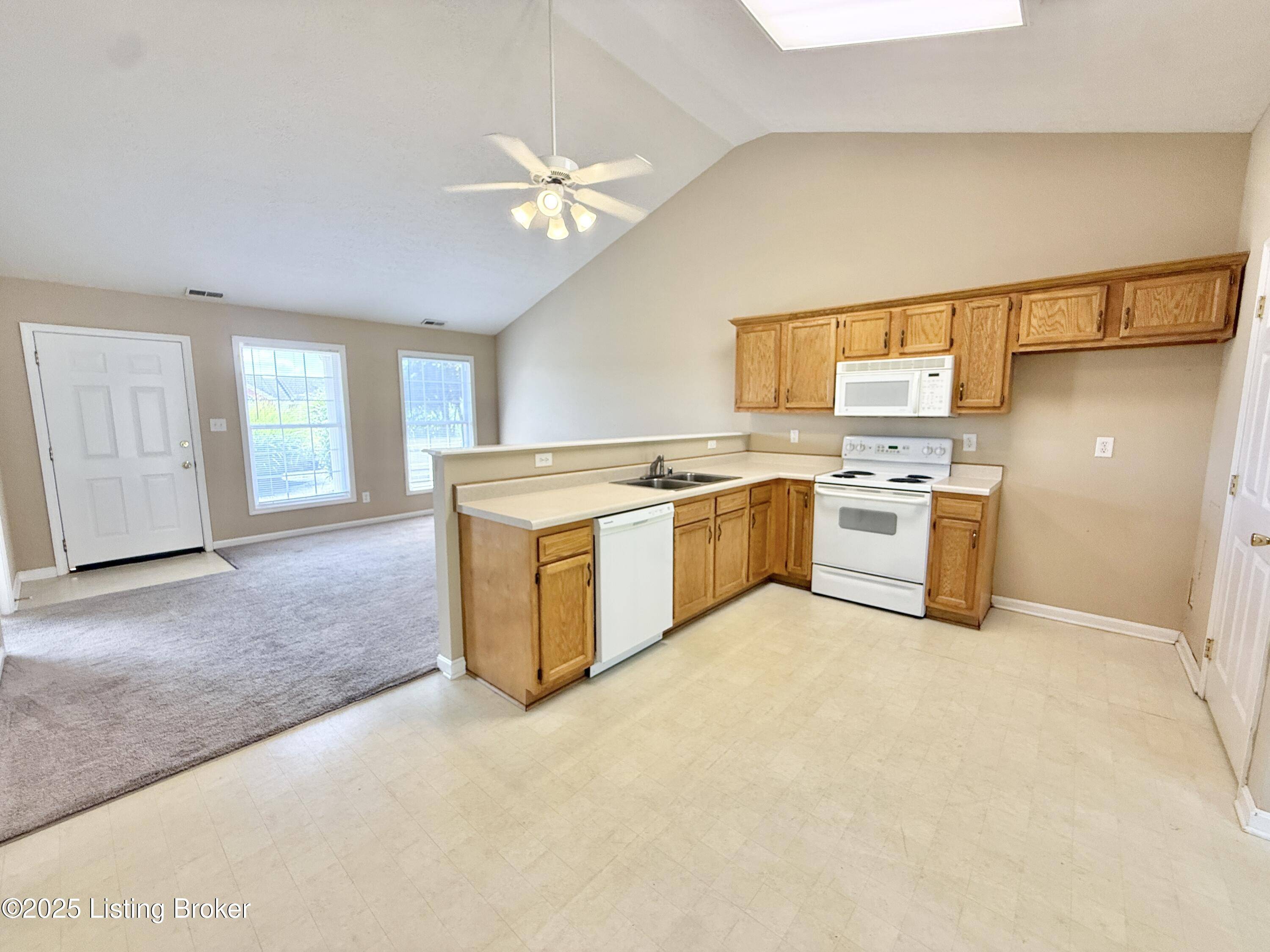 Kitchen layout in Mt Washington KY condo
