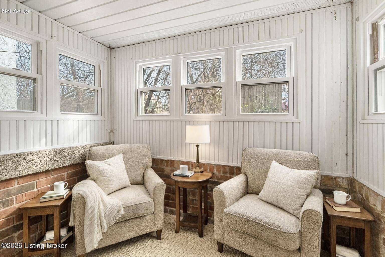 Sunroom with natural light in Louisville KY condo