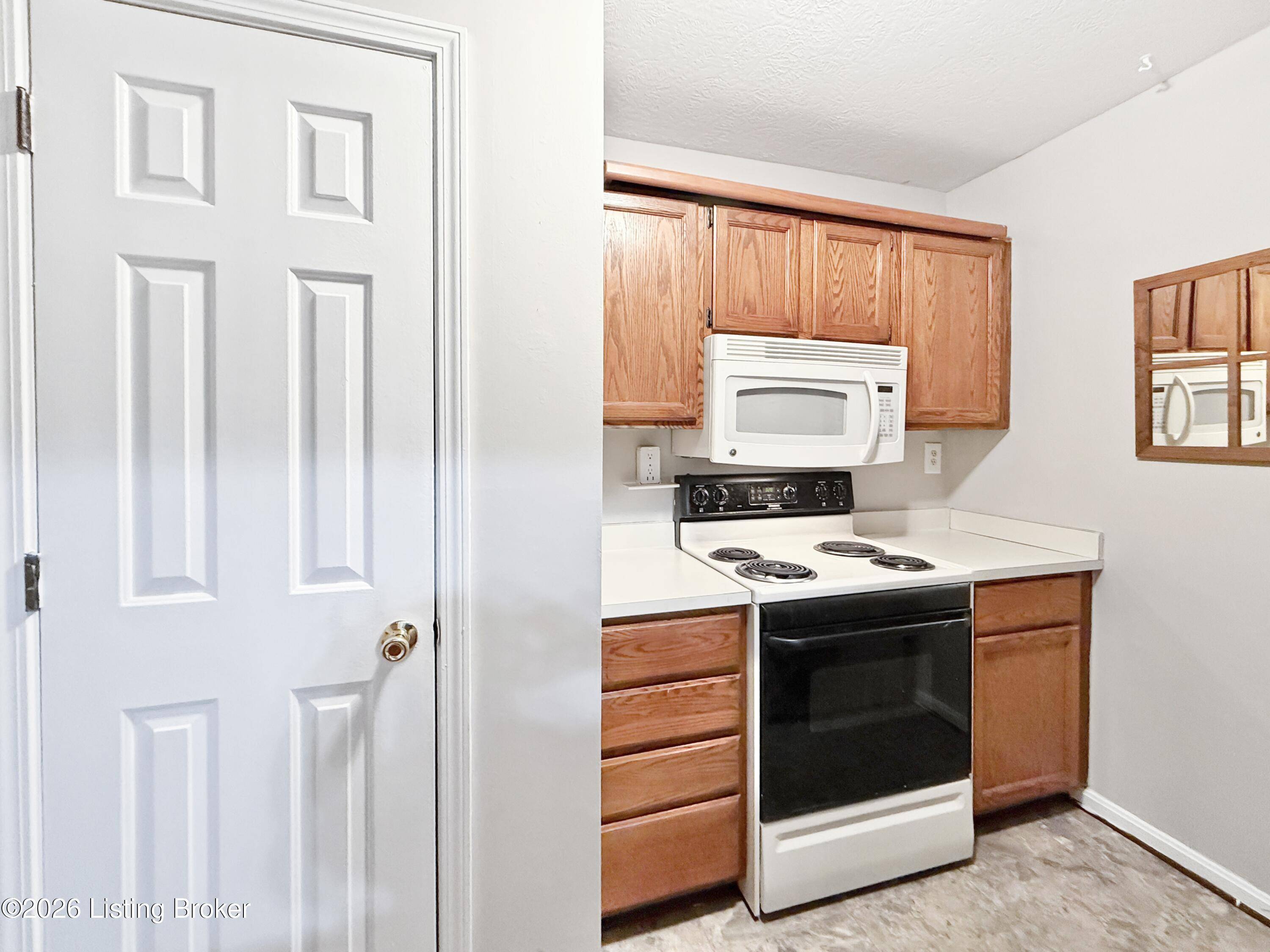 Updated kitchen with pantry Louisville condo