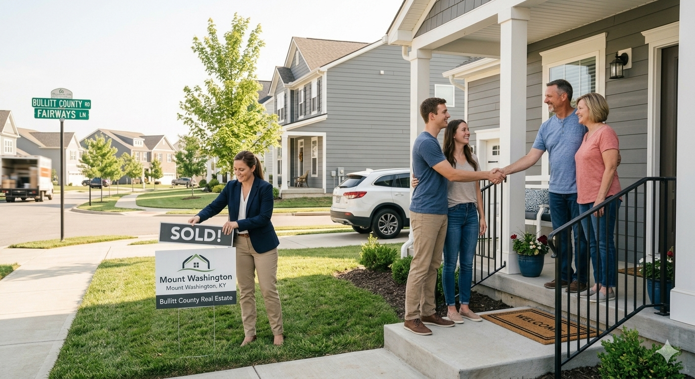 how long it takes to sell a home in Mount Washington KY showing a sold real estate transaction