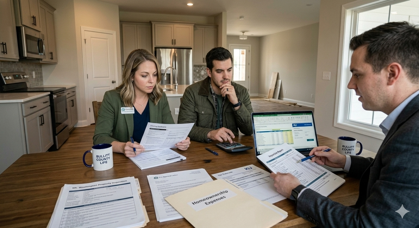hidden costs of buying a home in Mount Washington KY financial planning discussion