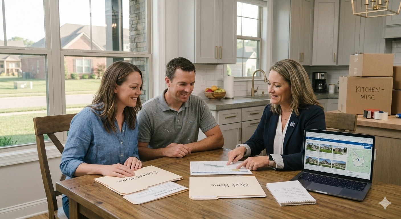 sell my current home before buying another in Mount Washington KY planning a successful move