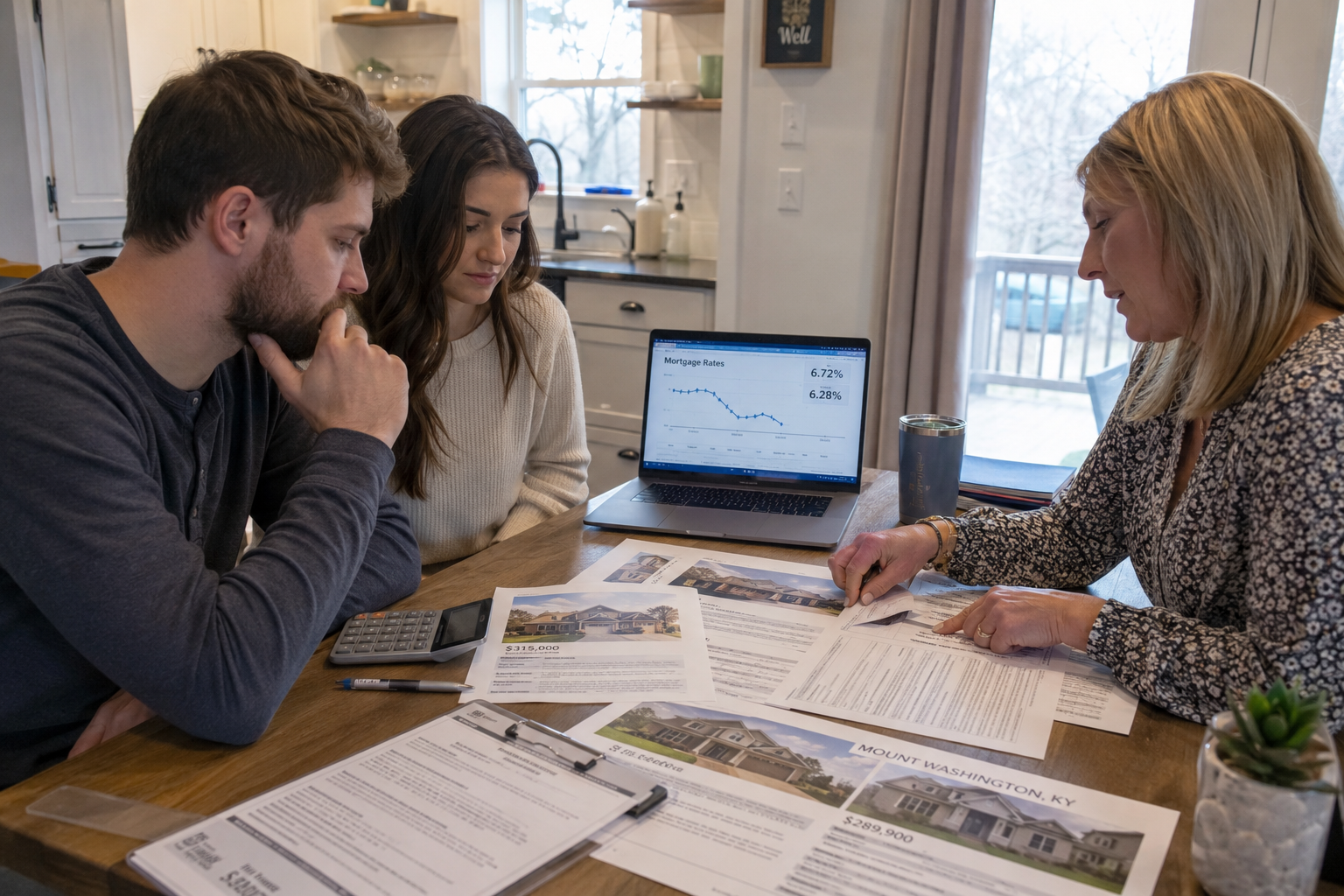 Should I wait for interest rates to drop before buying in Mount Washington KY homebuyer discussion
