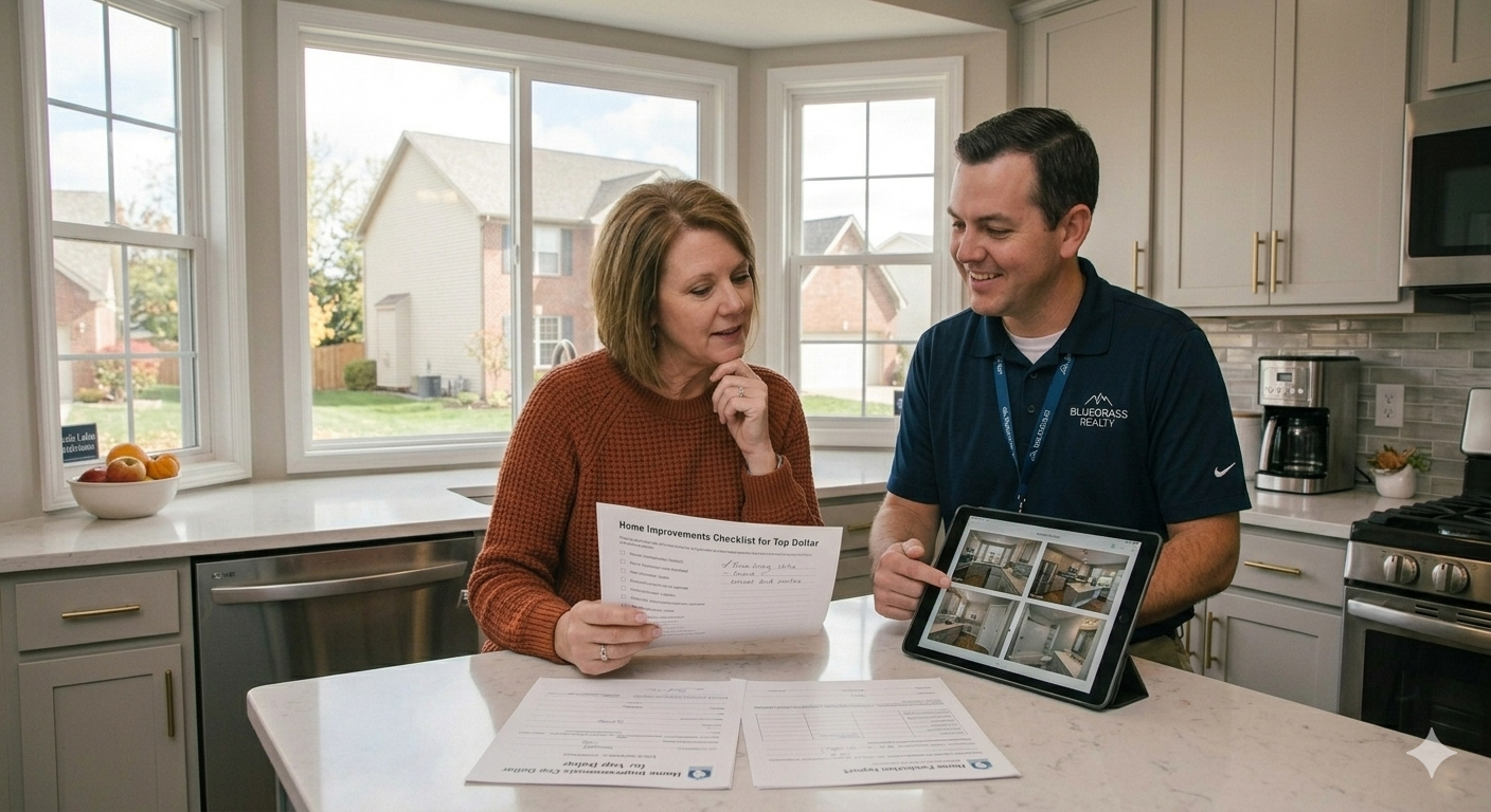 Home improvements with the highest return on investment before selling in Mount Washington KY