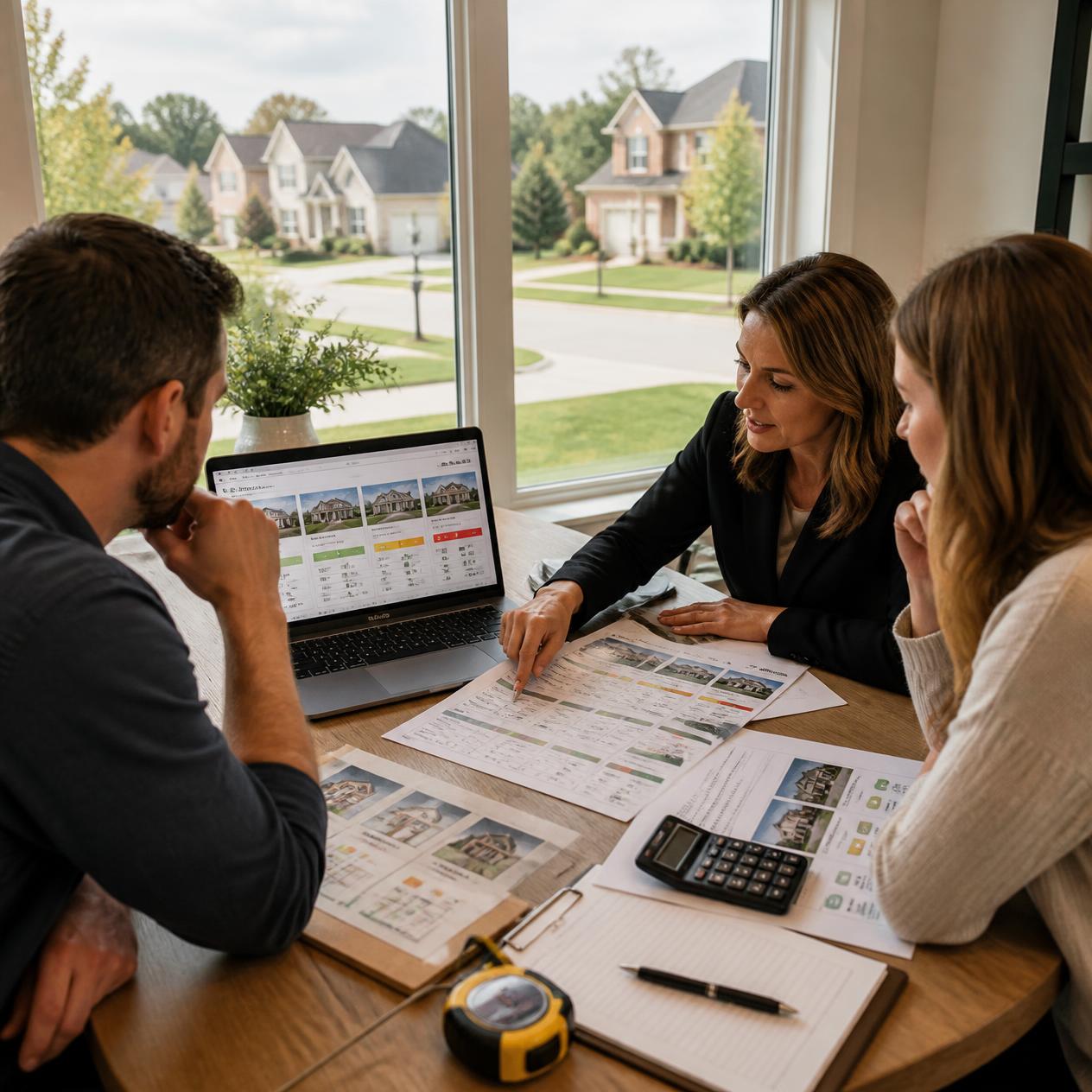 Buyer evaluating whether a Mount Washington KY home is overpriced using comparable home prices.