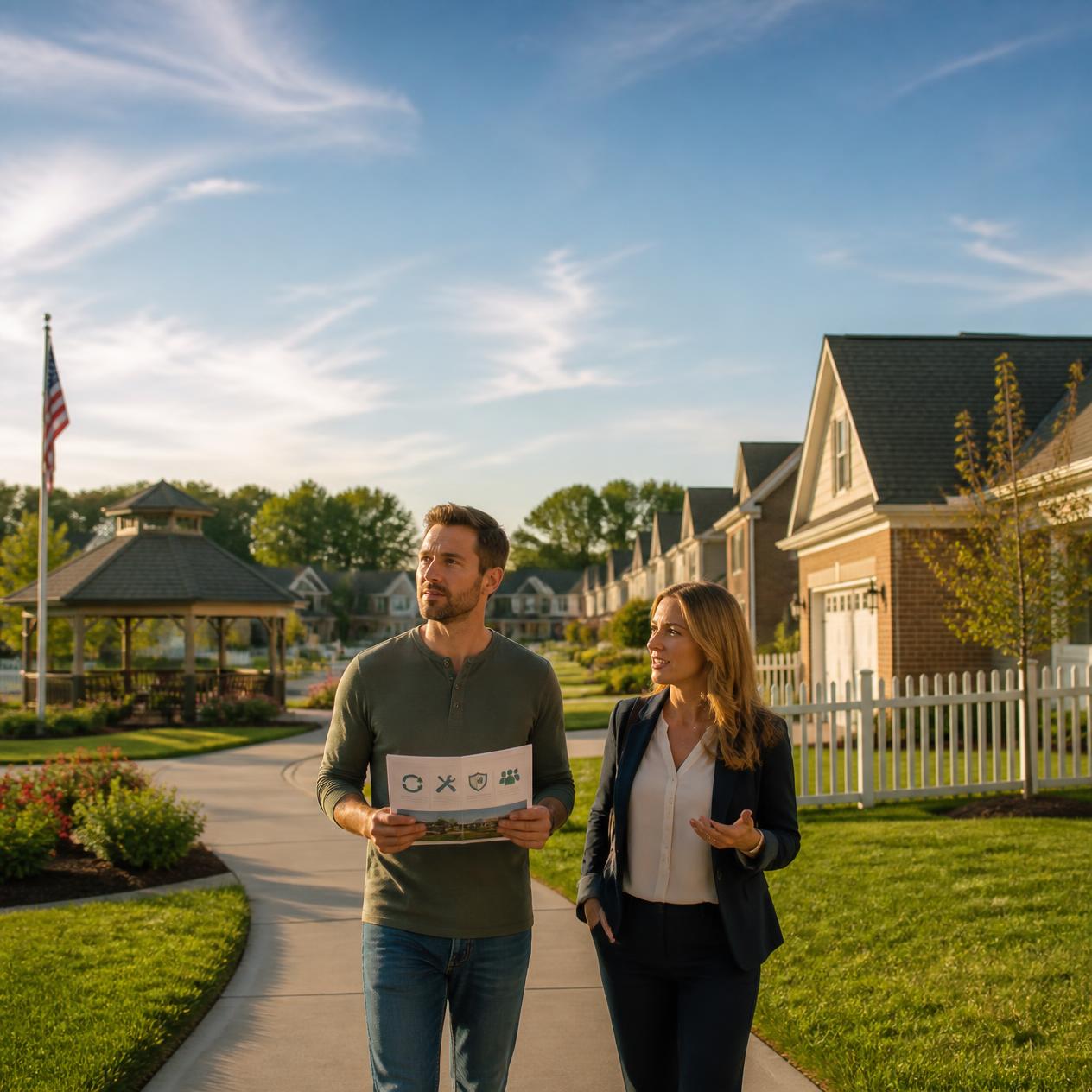 Buyer reviewing HOA fees and homeownership costs for a Mount Washington KY home