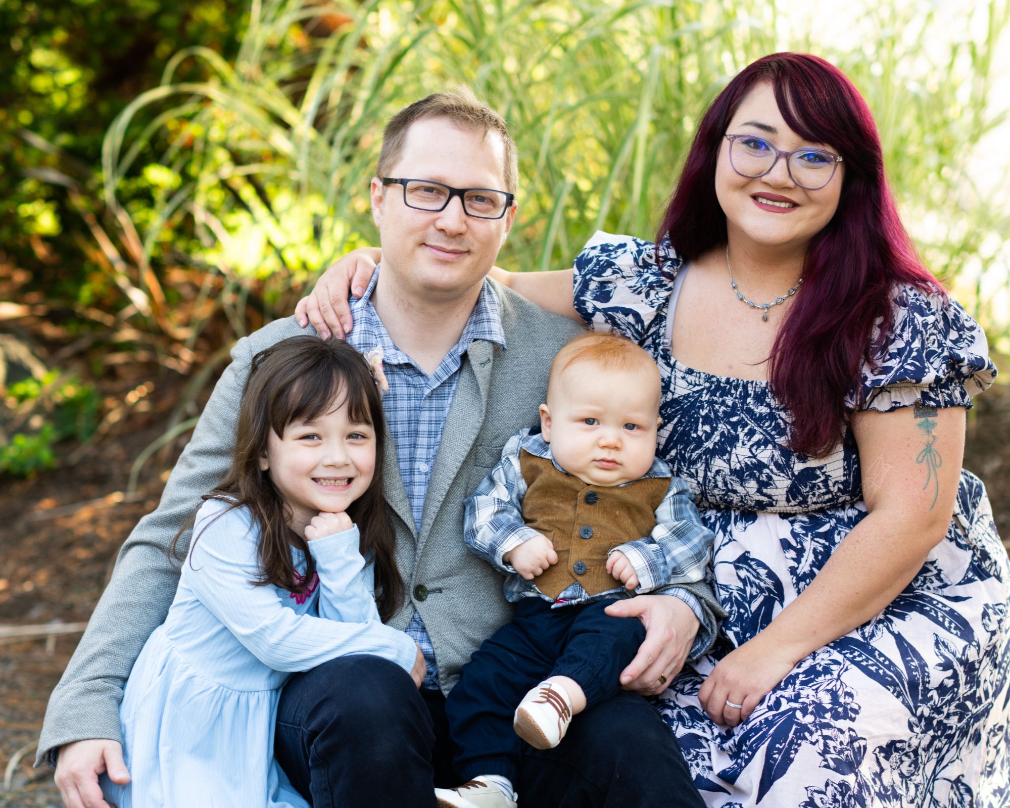Family portrait from a previous Photos in the Park event