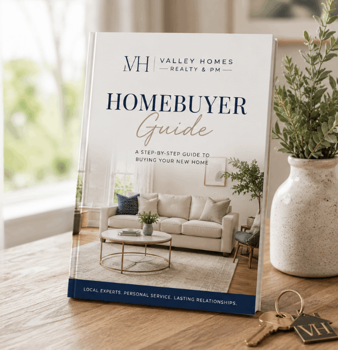 Cover of the Valley Homes free Huntsville homebuyer guide.