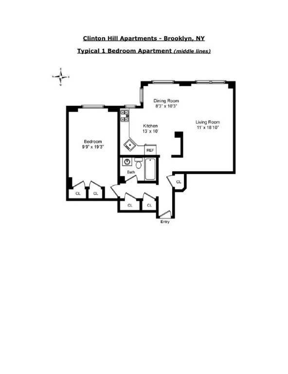 210 Clinton Avenue #4H, Brooklyn, NY 11205