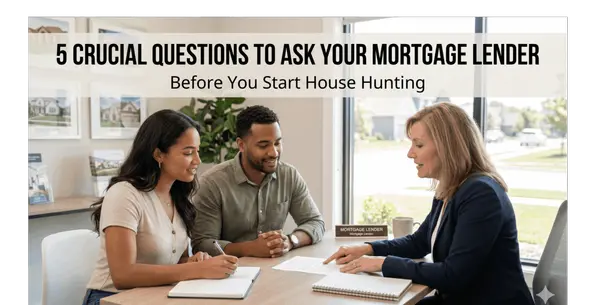 5 Crucial Questions to Ask a Mortgage Lender Before You Start House Hunting