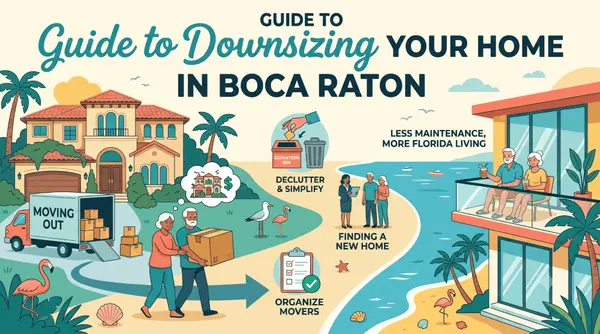feature image of Downsizing in Boca Raton: Expert Tips for Moving to a Smaller Home