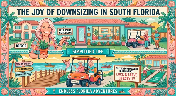 feature image of The Joy of Downsizing in Boca Raton and South Florida: Your Next Chapter Awaits