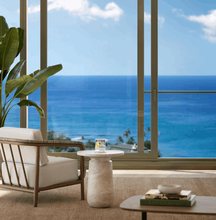 Mahana Ward Village luxury condo tower in Kakaʻako Honolulu