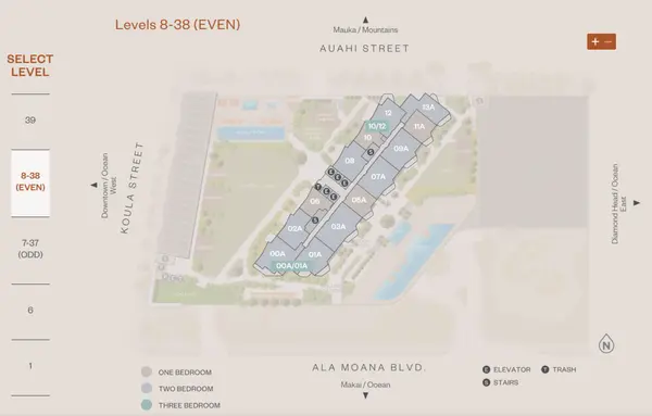 Alia Residences Levels 8-38 (EVEN)