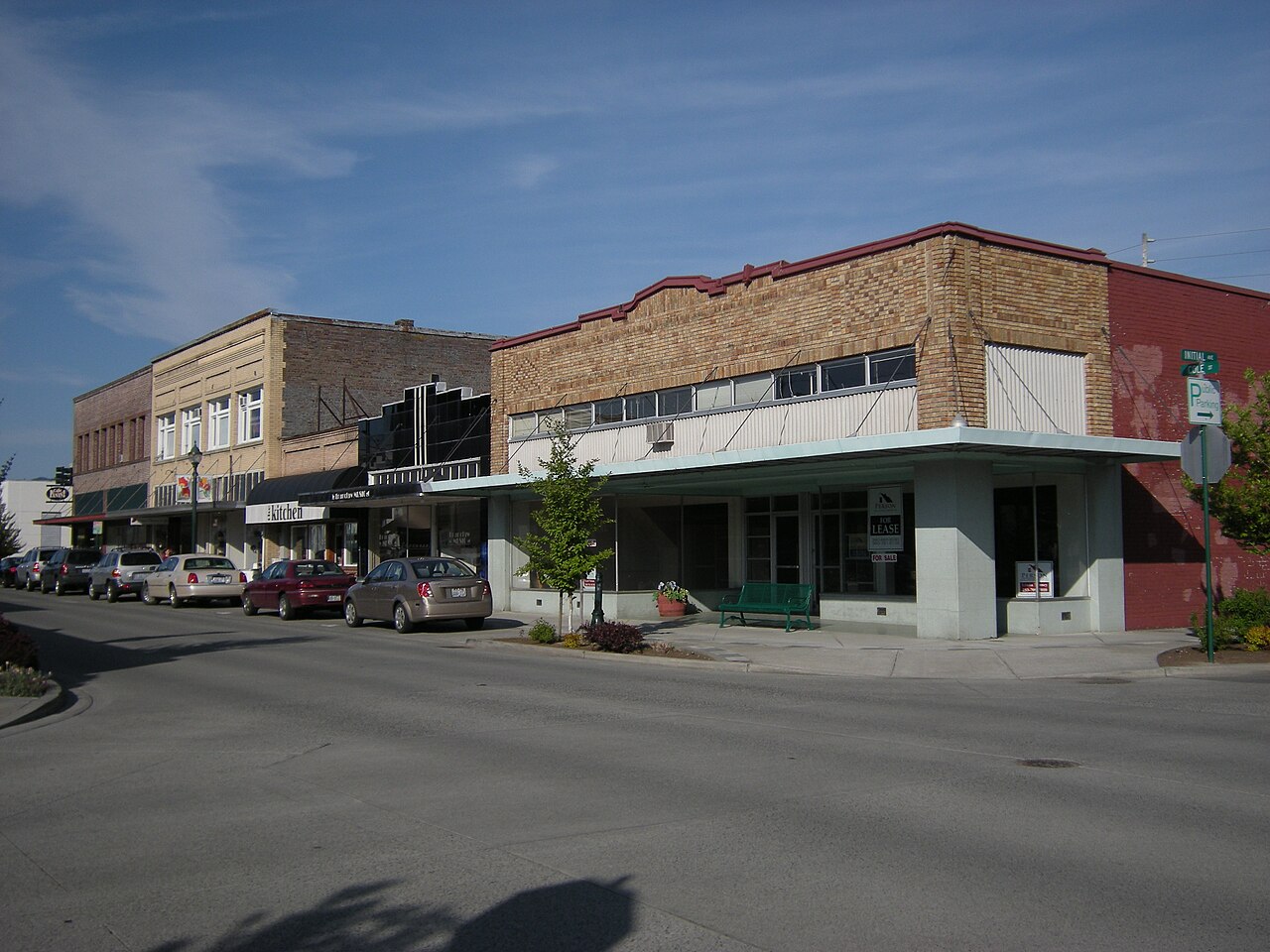 Cole Street in downtown Enumclaw, Washington