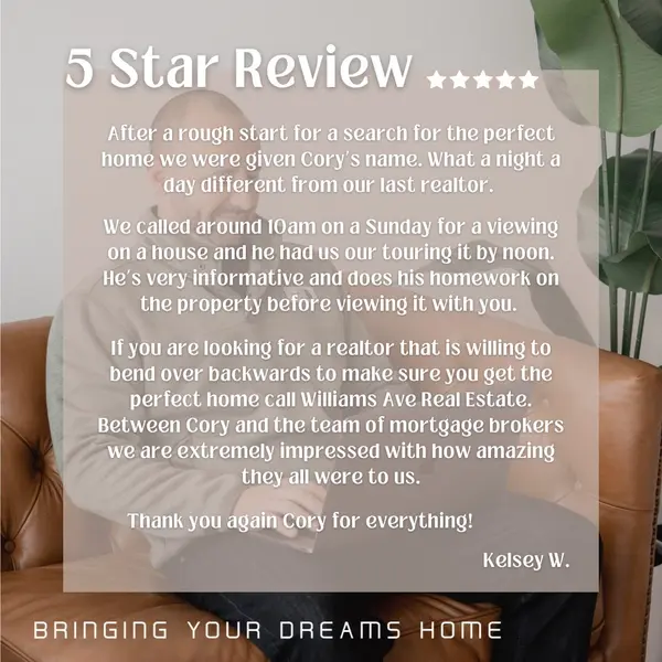 home seller review Cory Williams Williams Ave Real Estate Enumclaw
