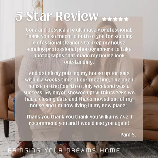 client review Cory Williams real estate agent serving Enumclaw WA