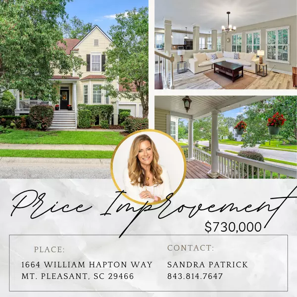 1664 William Hapton Way, Mt Pleasant, SC 29466-8548