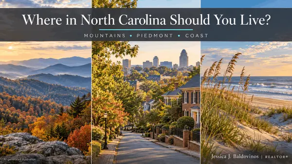 feature image of Best Places to Move in North Carolina: A Regional Guide