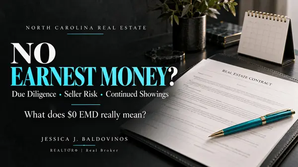 NC Due Diligence With No Earnest Money: Seller Risks