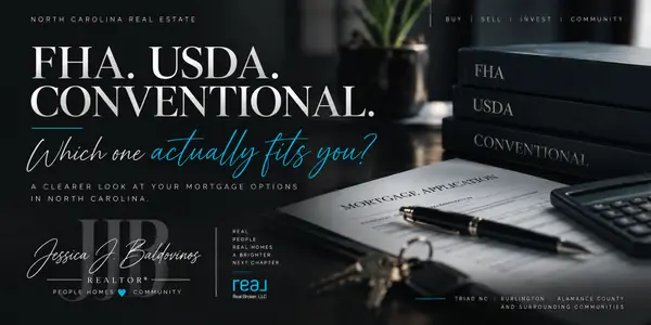 FHA vs USDA vs VA vs Conventional Loans in NC
