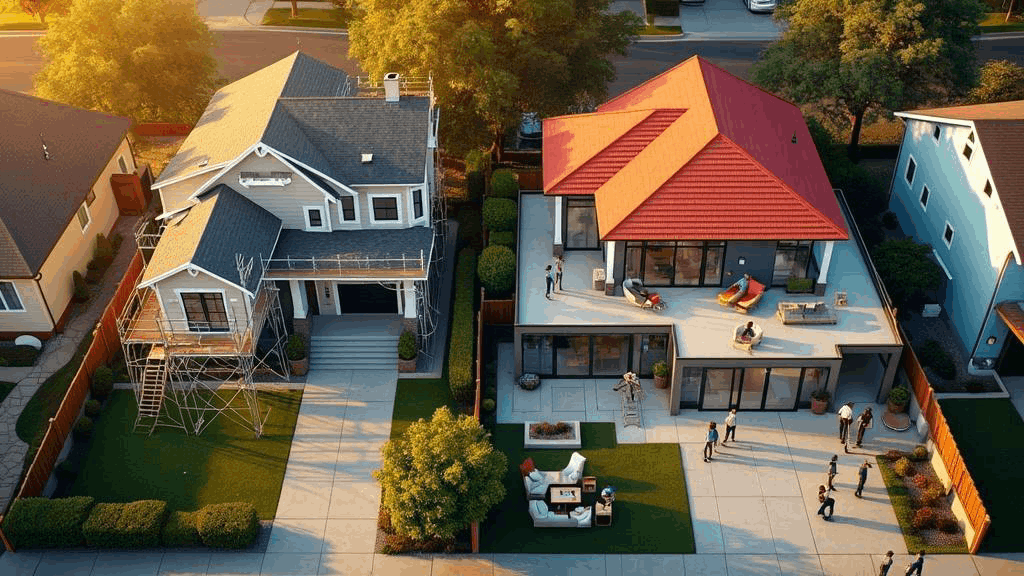 Suburban renovations and transformations