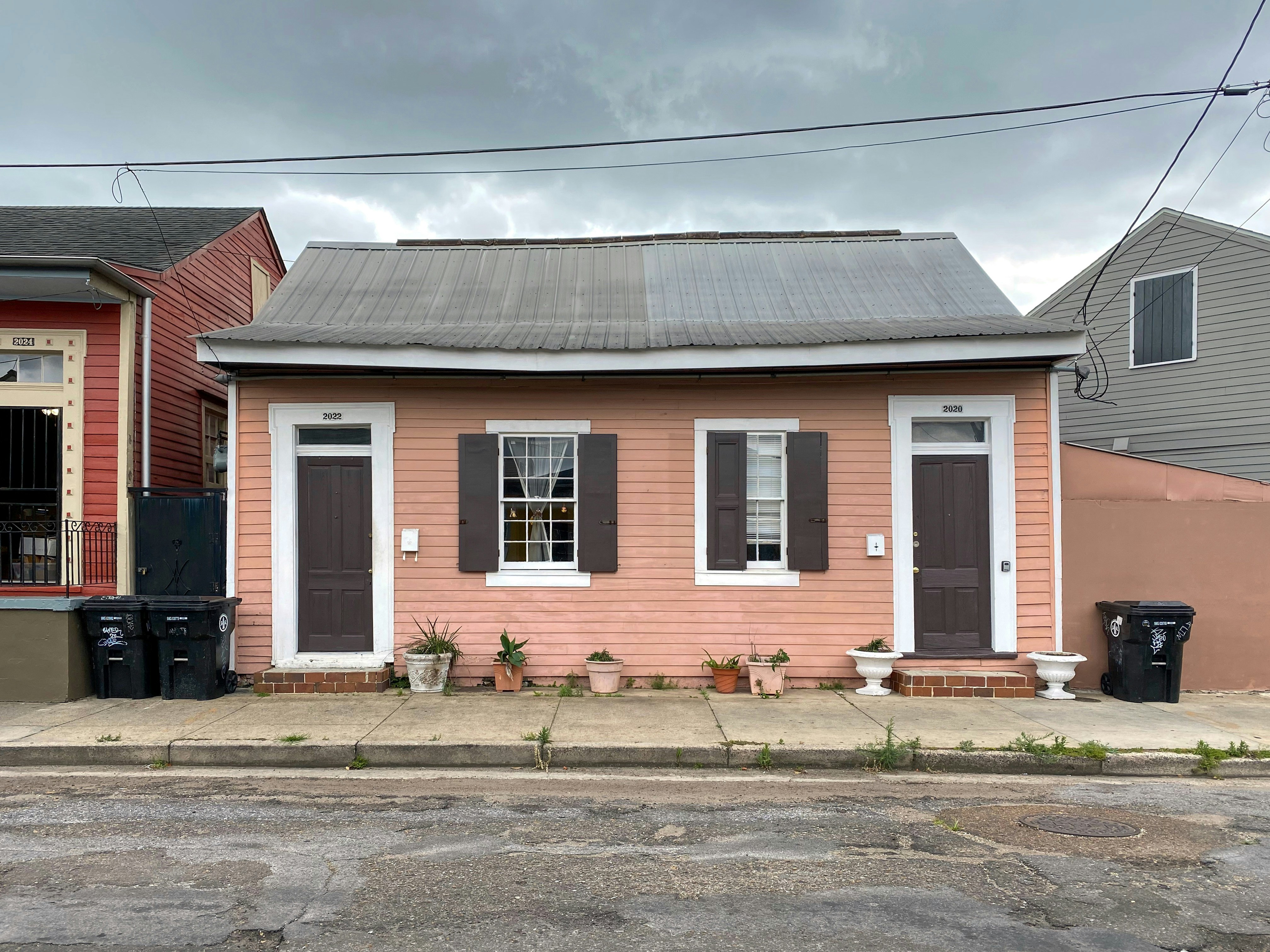 Creole cottages in Tremé