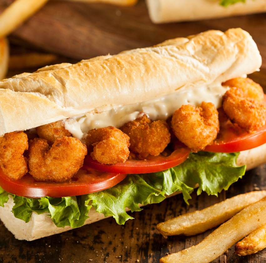 Po-boy at a Mid-City restaurant