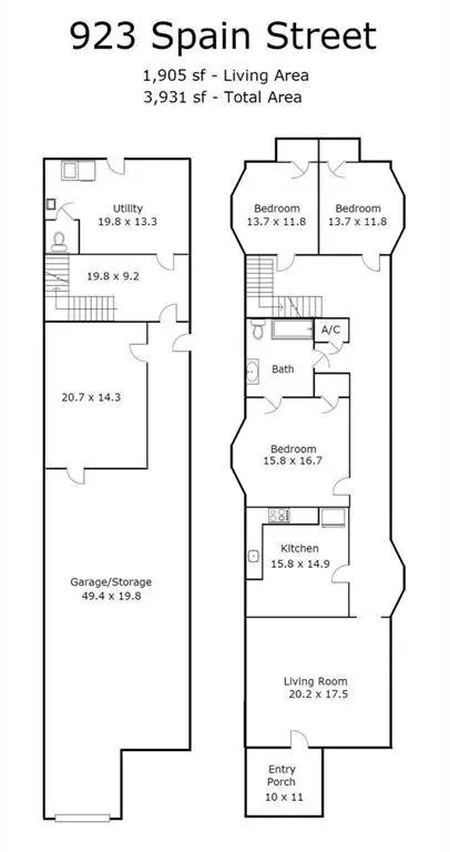 923 SPAIN ST, New Orleans, LA 70117
