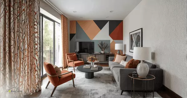 Painting a Simple Geometric Accent Corner