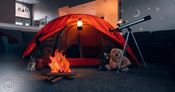 Family Fun Ideas: Indoor Camping at Home